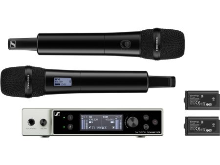 Sennheiser EW-DX 835-S SET (Q1-9) Dual-Channel Digital Wireless System with Two Handheld Mics & MMD 835 Capsules Online