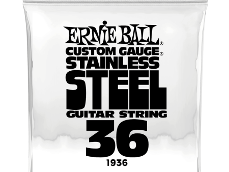 Ernie Ball 1936EB Custom Gauge Stainless Steel Wound Electric Guitar String - 0.036 on Sale