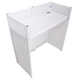 ProX XF-VISTAWHMK2 Vista DJ Booth Facade Table Station - White Sale