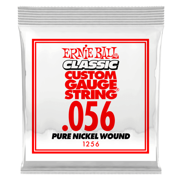 Ernie Ball 1256EB Classic Pure Nickel Wound Custom Gauge Electric Guitar String - 0.056 Sale