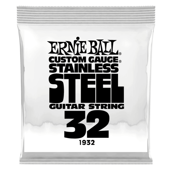 Ernie Ball 1932EB Custom Gauge Stainless Steel Wound Electric Guitar String - 0.032 Discount