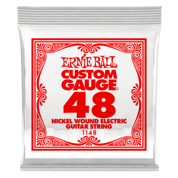 Ernie Ball 1148EB Nickel Wound Electric Custom Gauge Electric Guitar String - 0.048 Supply