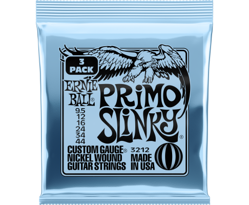 Ernie Ball 3212EB Primo Slinky Electric Strings - 9.5-44 3-Pack Online