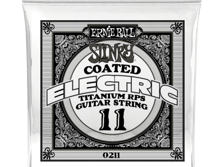 Ernie Ball 0211EB Slinky Coated Titanium Reinforced Plain Electric Guitar String - 0.011 Cheap