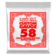 Ernie Ball 1158EB Nickel Wound Electric Custom Gauge Electric Guitar String - 0.058 Hot on Sale