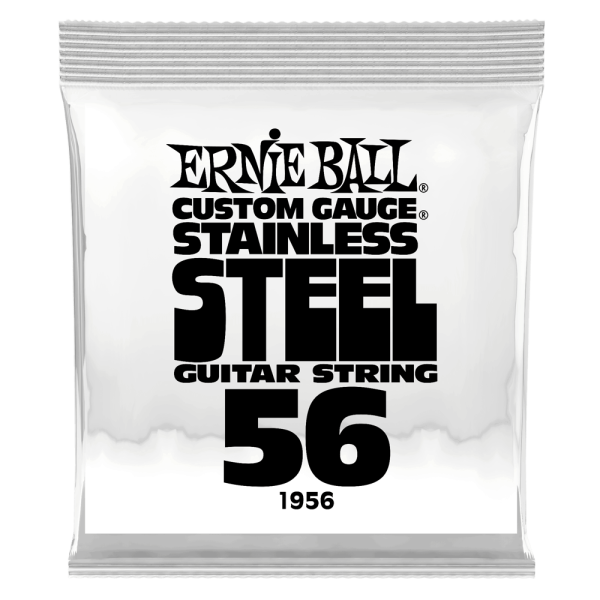 Ernie Ball 1956EB Custom Gauge Stainless Steel Wound Electric Guitar String - 0.056 Hot on Sale