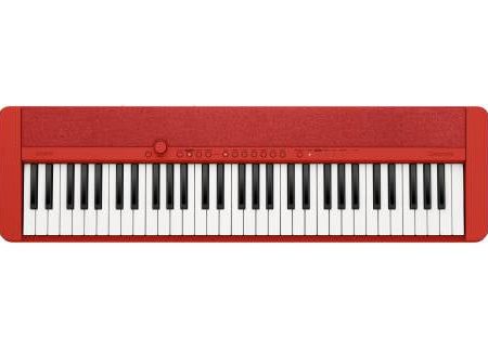 Casio CTS1 61-Key Portable Keyboard - Red Supply