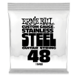 Ernie Ball 1948EB Custom Gauge Stainless Steel Wound Electric Guitar String - 0.048 For Discount