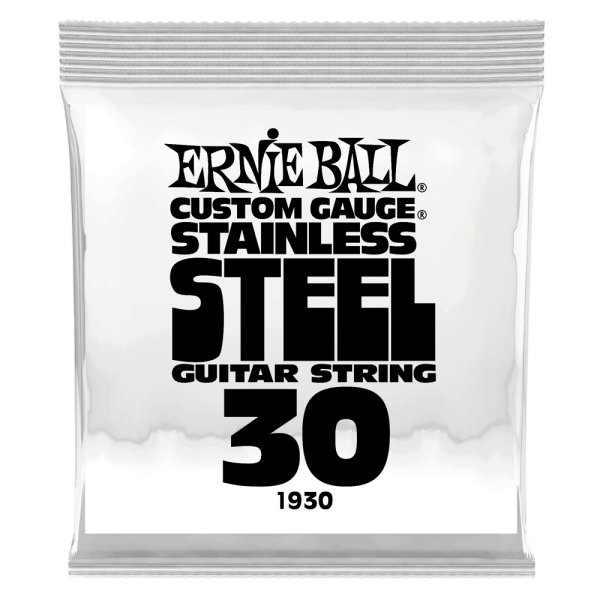 Ernie Ball 1930EB Custom Gauge Stainless Steel Wound Electric Guitar String - 0.030 Fashion