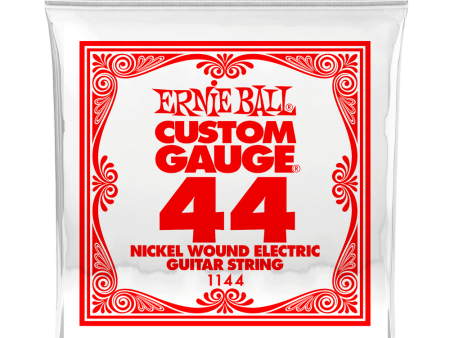 Ernie Ball 1144EB Nickel Wound Electric Custom Gauge Electric Guitar String - 0.044 Supply