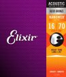 Elixir 11306-ELX Nanoweb Coated 80 20 Bronze Acoustic Baritone Guitar Strings - .016-.070 Sale