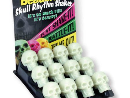 Grover BB12G Beadbrain Skull Rhythm Shaker - Glow in the Dark Hot on Sale