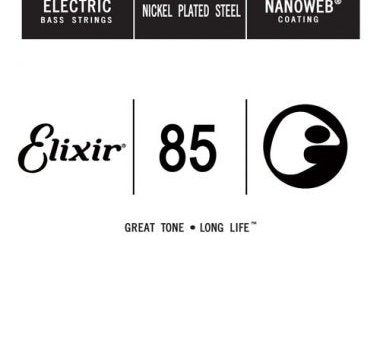 Elixir 15385 Nanoweb Coated Electric Bass String - .085 Discount