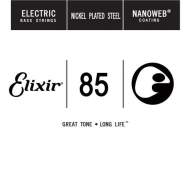 Elixir 15385 Nanoweb Coated Electric Bass String - .085 Discount