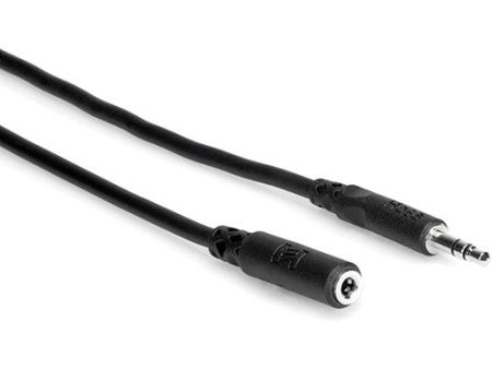 Hosa MHE-102 Headphone Extension Cable 3.5mm TRS to 3.5mm TRS - 2 ft For Sale