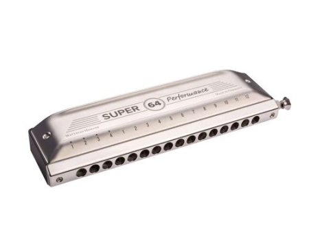 Hohner M758501 Super 64 Performance Chromatic Harmonica Supply