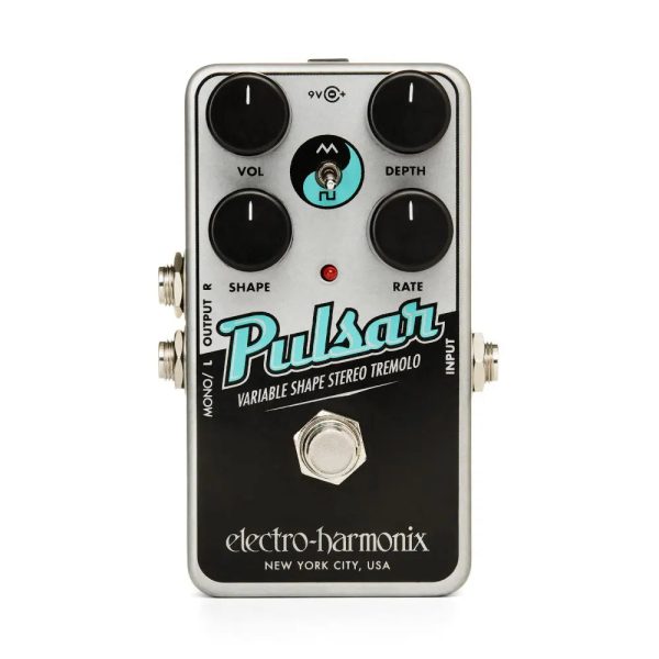 Electro-Harmonix NANO PULSAR Variable Shape Stereo Tremolo Pedal For Sale