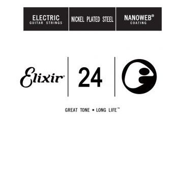 Elixir 15224 Nanoweb Electric Guitar String - .024 Supply