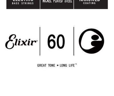 Elixir 15360 Nanoweb Coated Electric Bass String - .060 Supply