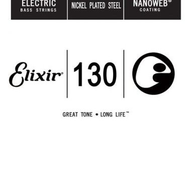 Elixir 15430 Nanoweb Coated Electric Bass String - .130 Online Hot Sale