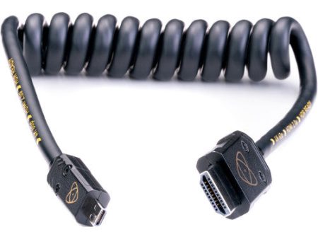 Atomos ATOM-4K60C1 Atomflex Hdmi (Type-A) Male To Micro-Hdmi (Type-D) Male Coiled Cable Hot on Sale