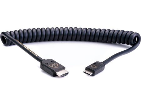 Atomos ATOM-4K60C4 Atomflex Hdmi (Type-A) Male To Mini-Hdmi (Type-C) Male Coiled Cable For Sale