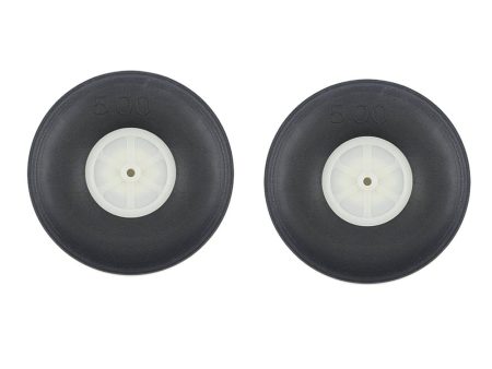 2 Pieces 128mm Diameter PU Simulation Wheel Wheels For RC Airplane Online now