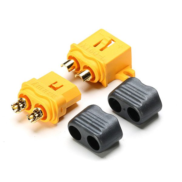 Amass Fixed XT60-L Plug Connector With Sheath Housing Male & Female 10 Pair for RC Airplane on Sale